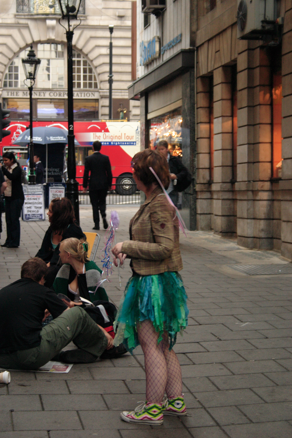 People queueing up for the Harry Potter book launch in London.