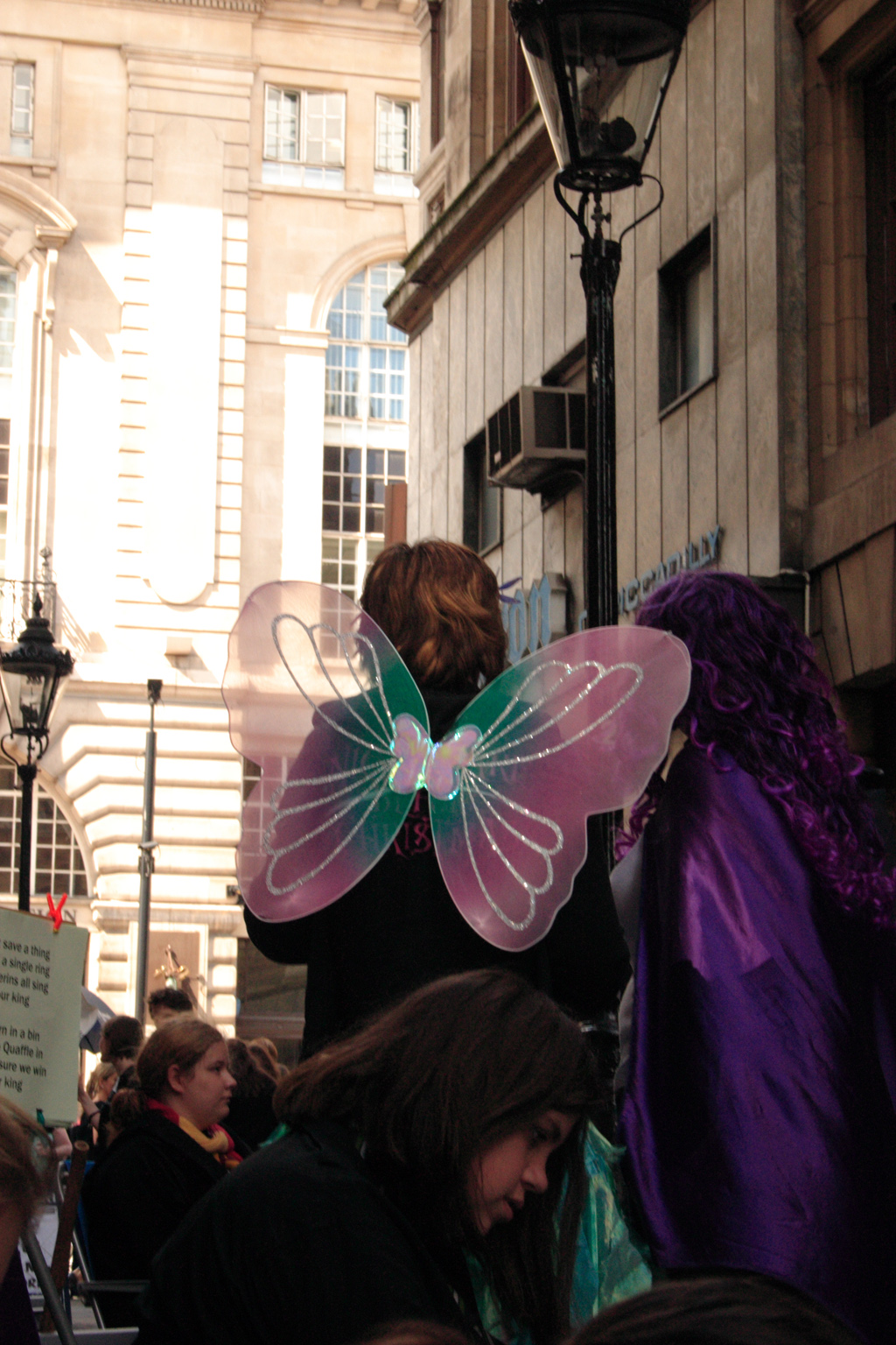 People queueing up for the Harry Potter book launch in London.