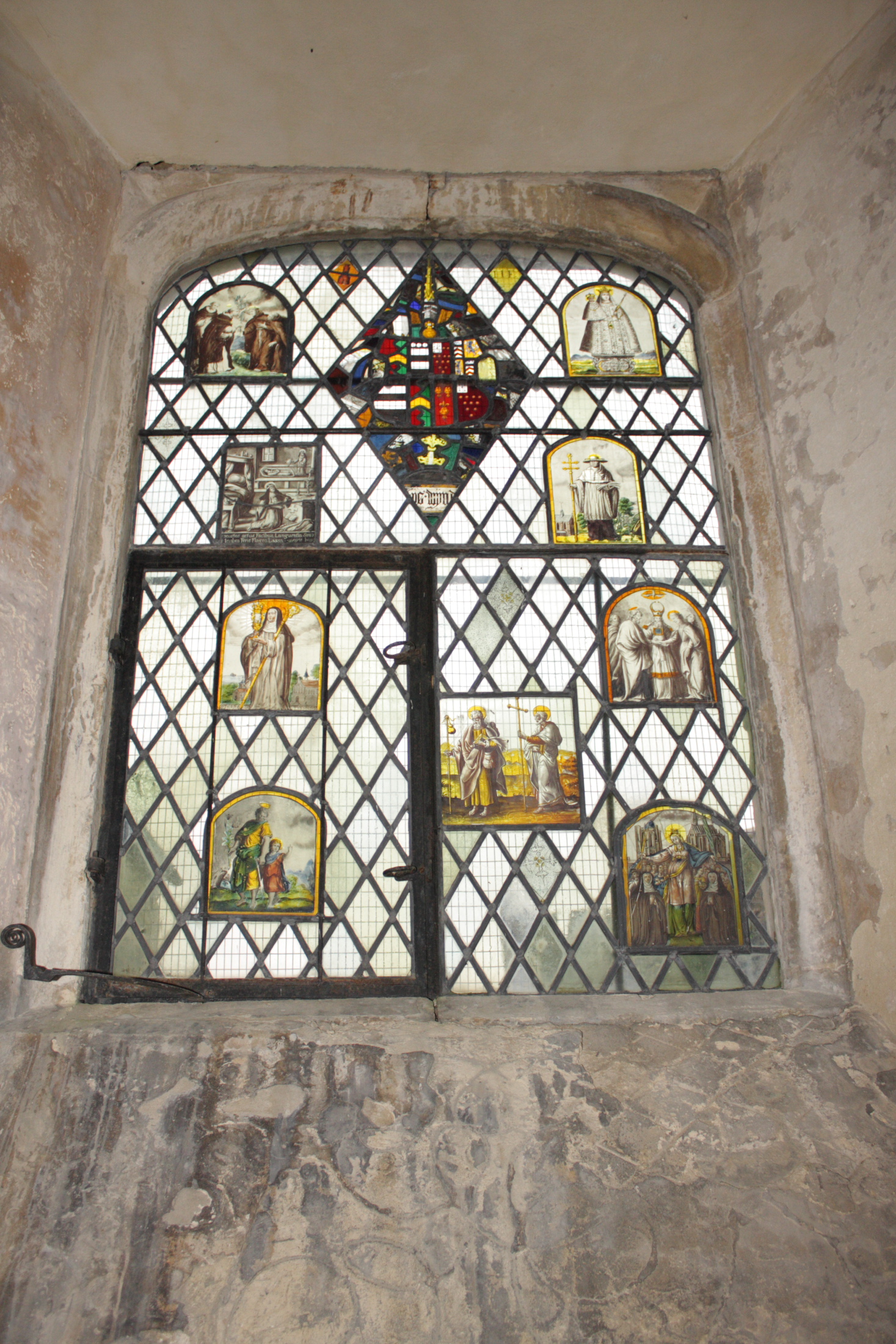 Inside the Chapel at Farleigh Hungerford Castle