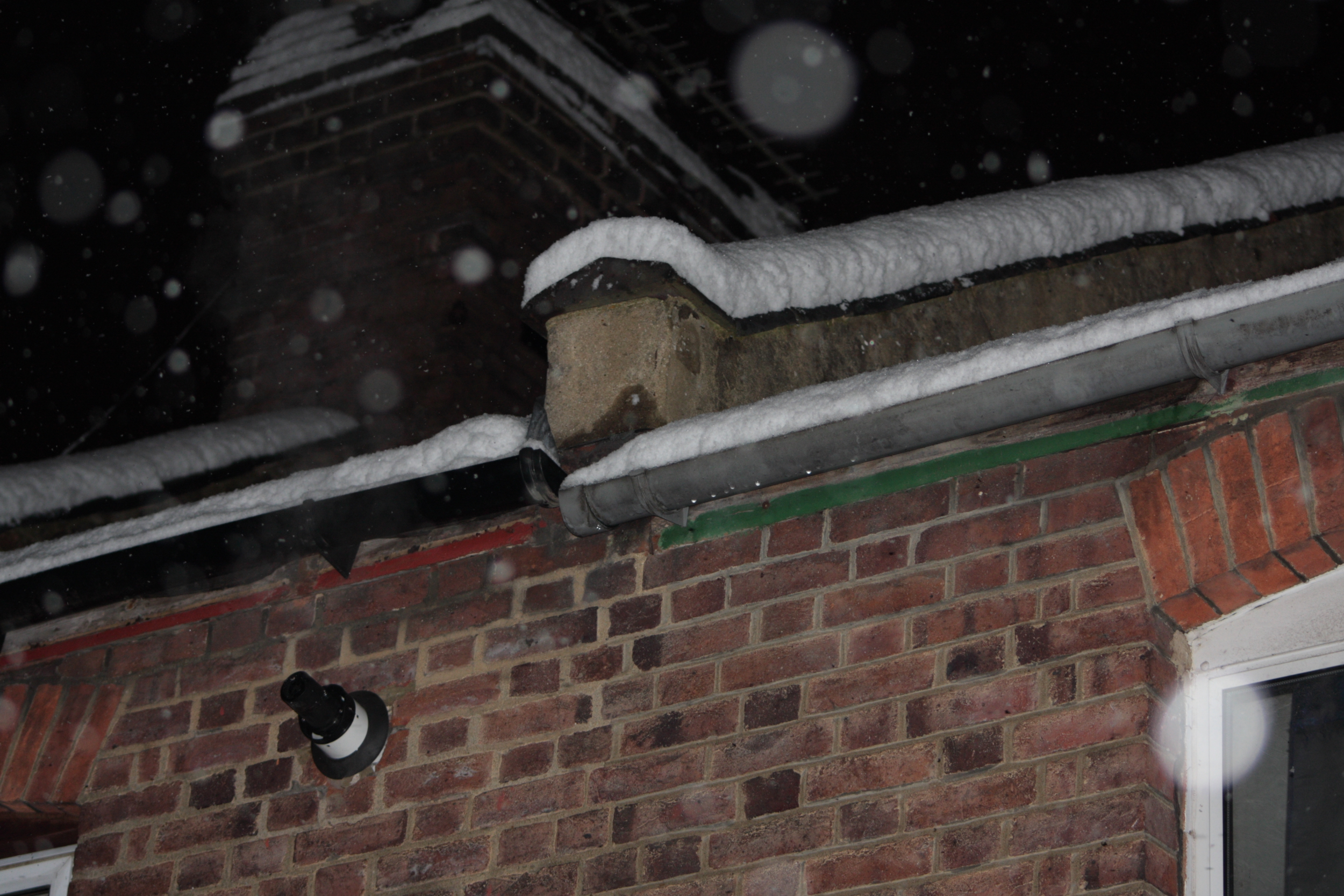 Luton gets hit hard by the snow.