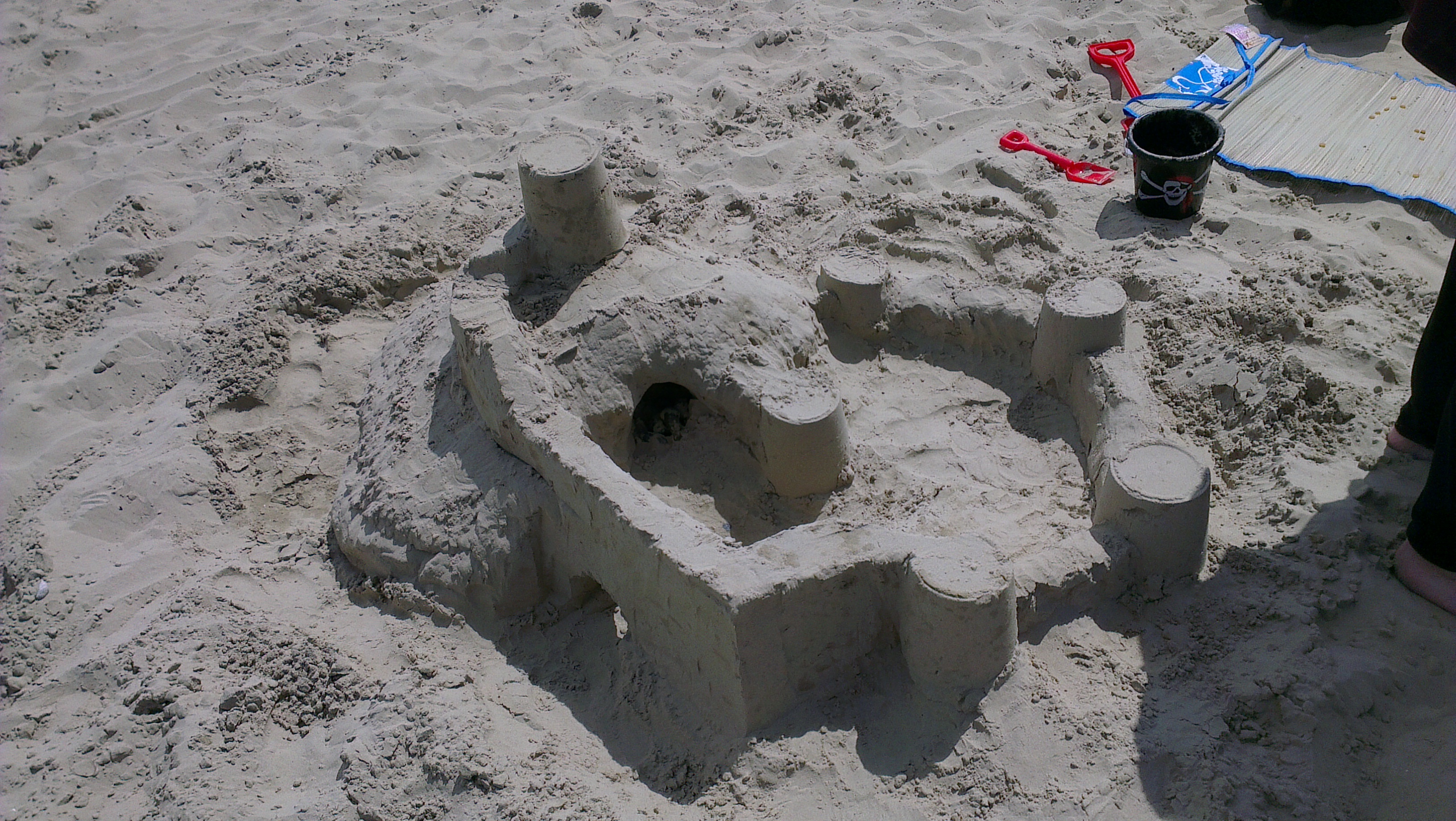 Sandcastle on Weymouth Beach