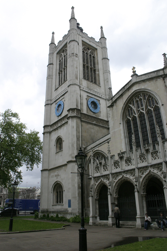 St Margarets church in Parliament Square