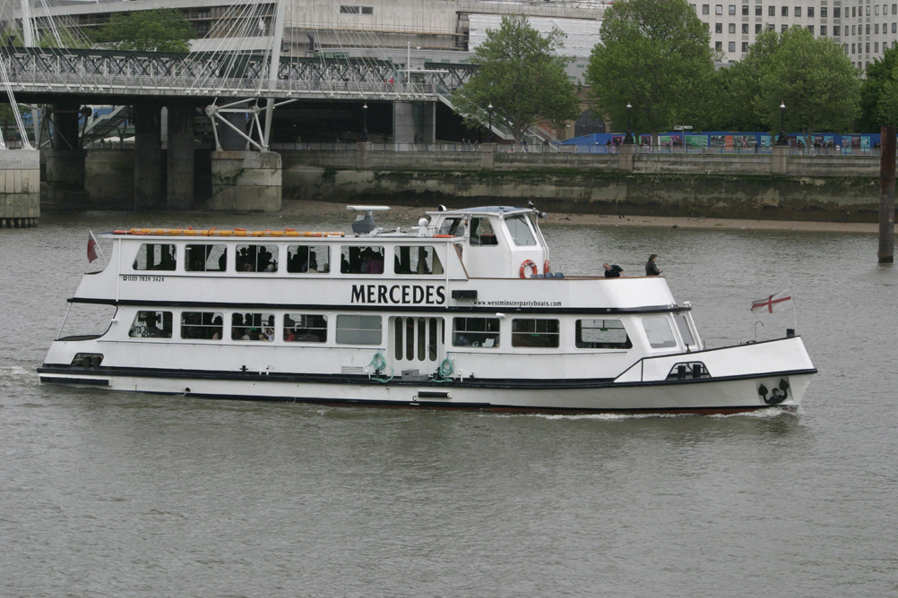 Cruise boat on the Thames