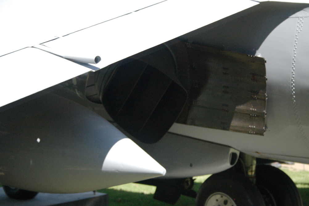 Sea Harrier being used as a reminder of the Falklands War - National Maritime Museum.